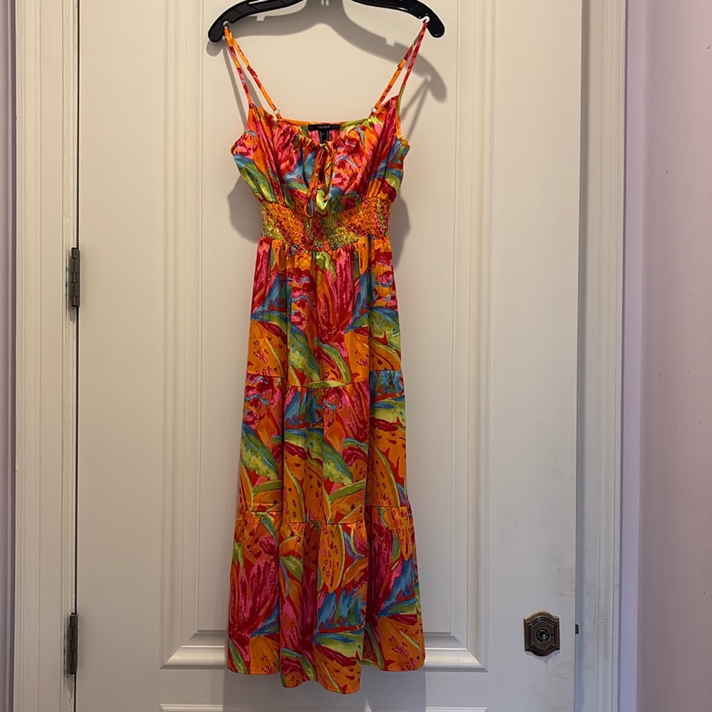 Forever 21 Satin Midi Sundress